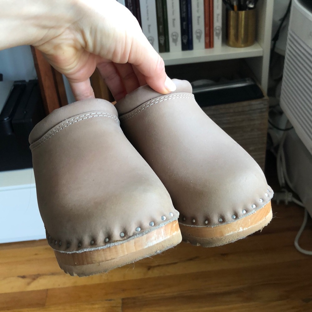 Troentorp clogs monet taupe